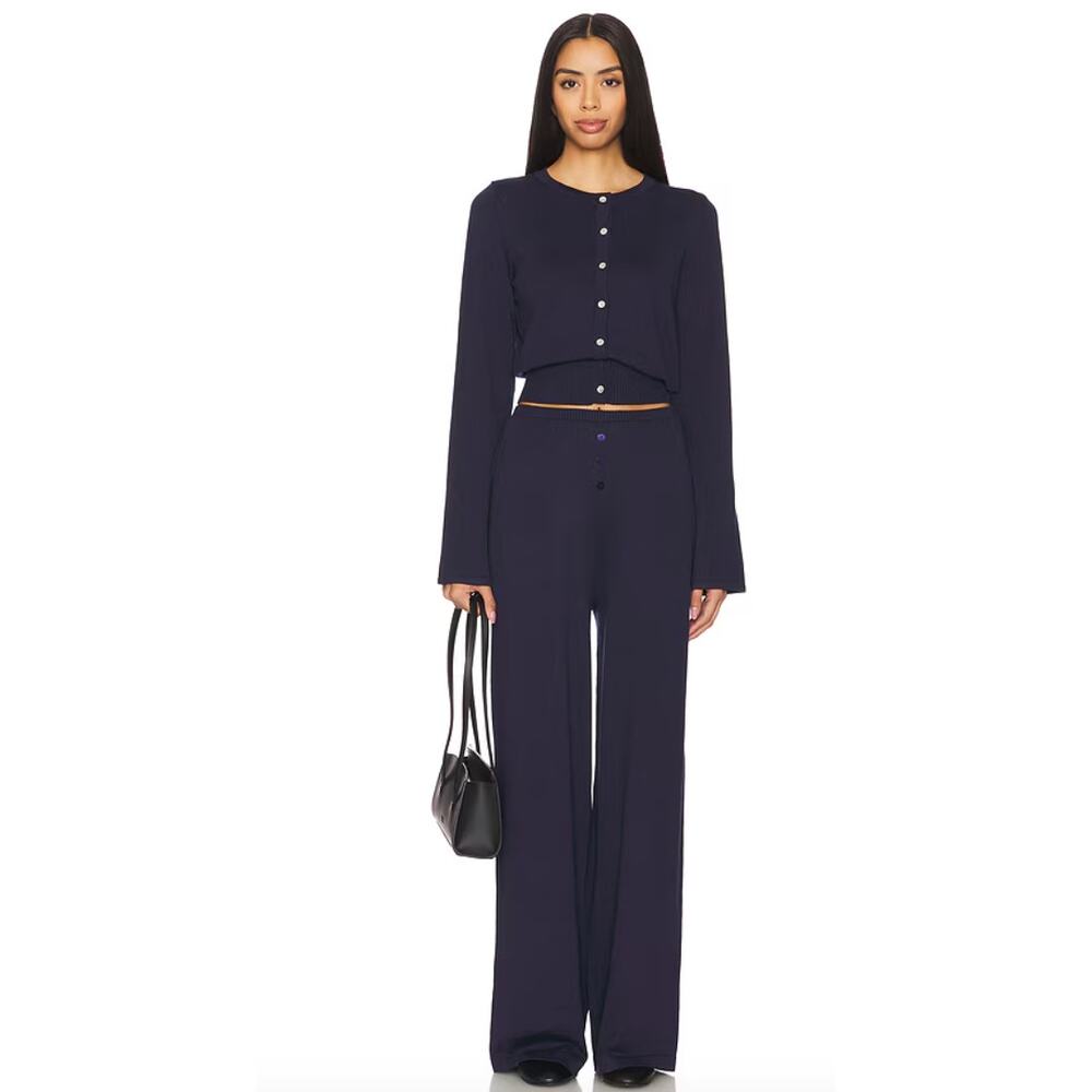 NWOT SNDYS X REVOLVE August Button Pants in Navy, Large
